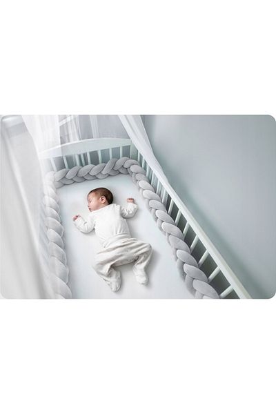 ideal STORE Rico idealSTORE Bumper Side Protection for Crib, Length 3 m, Soft material, Pleasant to the touch