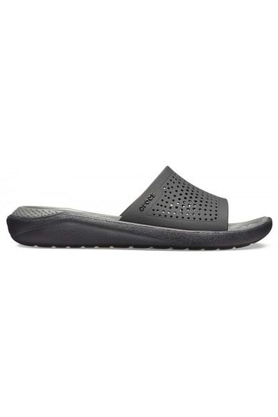 Crocs LiteRide Slide Slippers 38-39 EU - M6/W8 US Black - Black/Slate Grey