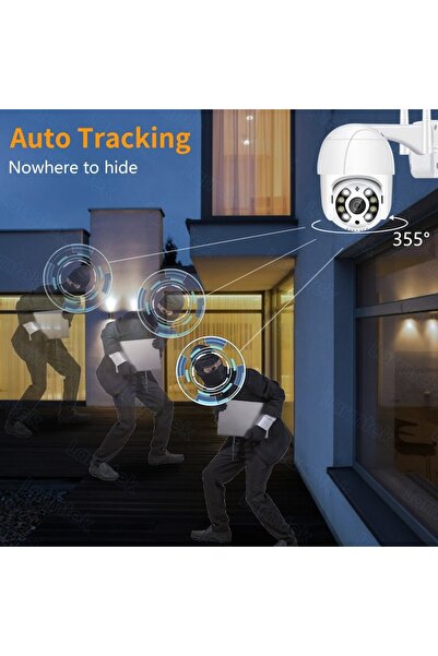 icsee Camera de supraveghere WIFI 4K, 8MP, exterior/interior, Ultra HD 4K, 4X zoom