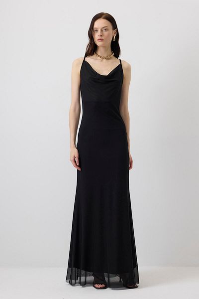 Touché Privé Degaje Collar Strap Dress