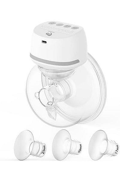 Bella Baby Bellababy Hands-Free Breast Pump Wearable Upgraded with 17mm, 19mm, 21mm Inserts, Electric Breast Pu
