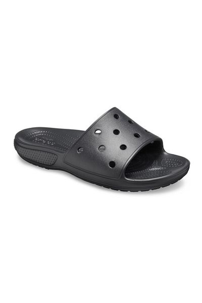 Crocs Classic Slide Iconic Crocs Comfort Slippers Black - Black 48-49 EU - M13 US