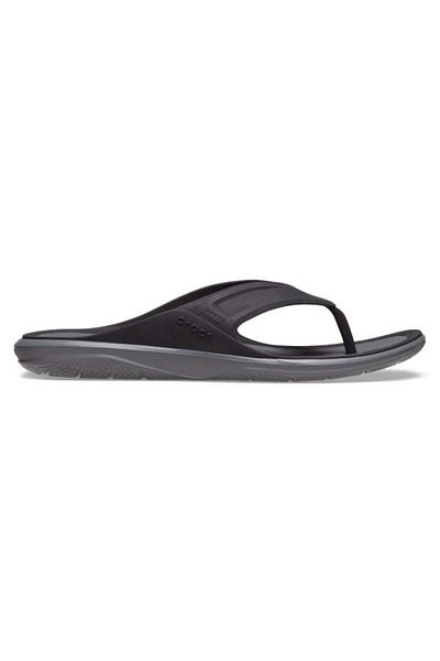 Crocs Men's Swiftwater Wave Flip Flops 46-47 EU - M12 US Black - Black/Slate Gray