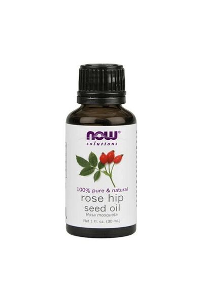 Now Solutions Rose Hip Seed Oil – 100% Pure & Cold-Pressed – 30 ml (1 fl oz)