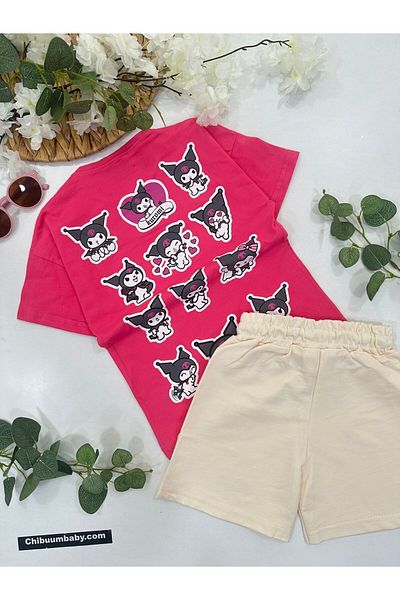 chibuumbabykids GIRL'S SHORTS SET