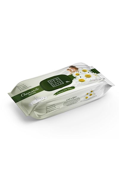 DEXCLUSIVE Wet Towel Chamomile 120 Pieces
