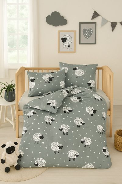 Tabu Home Lamb Baby Duvet Cover Set