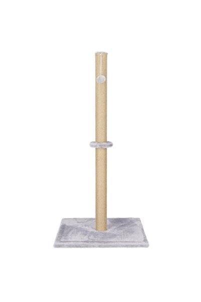 Optim Solution Cat play set with scratching area and rope, 103 cm, grey