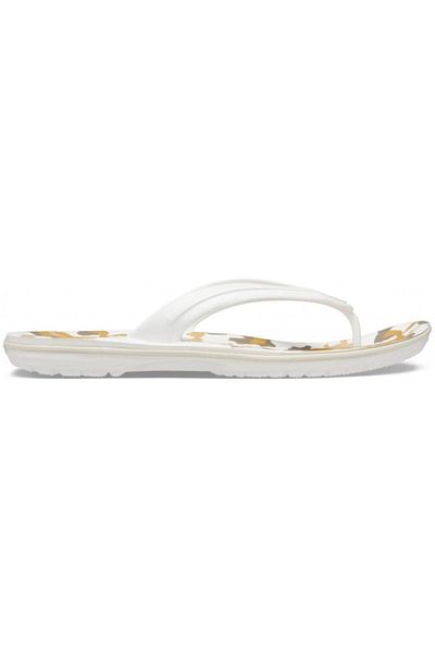 Crocs Crocband Printed Flip flops 38-39 EU - M6/W8 US White - White/Multi