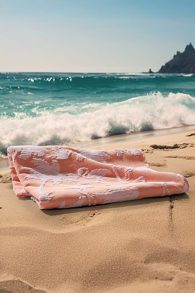 Doqu Home Πετσέτα παραλίας Flamingo Πορτοκαλί
