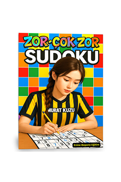 Enine Boyuna Eğitim كتاب سلسلة سودوكو الصعبة جدًا (مع 320 إجابة سودوكو)