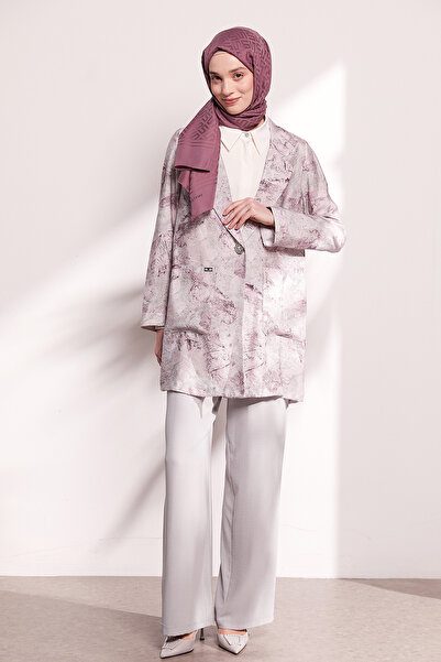 Setrms Desenli Oversize Ceket