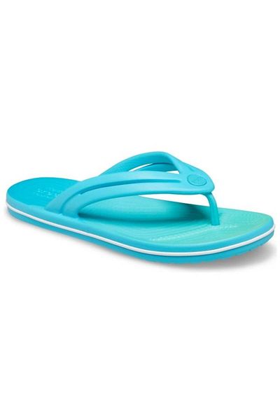 Crocs Șlapi Crocband Ombre pentru femei, 36-37 EU - W6 US Albastru deschis - Digital Aqua/Multi