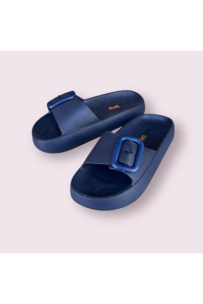 AkınalBella Women's Single Buckle Ultrasoft Sole Soft Beach Pool Daily Home Slippers