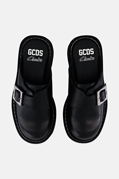 CLARKS GCDS x Clarks Men Slip On Clogs, Black