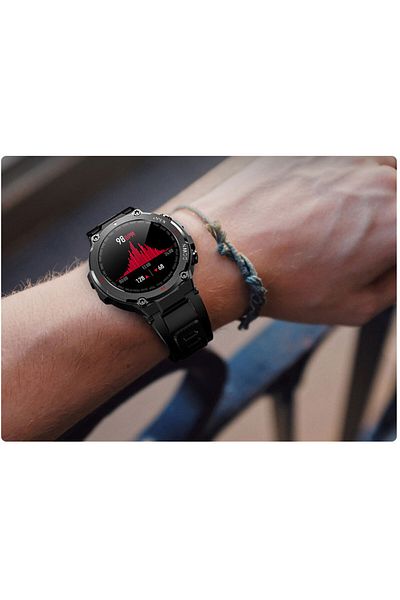 ideal STORE Smartwatch idealStore Military Watch, High Quality Materials, 7 Sports Modes, Pedometer, Me