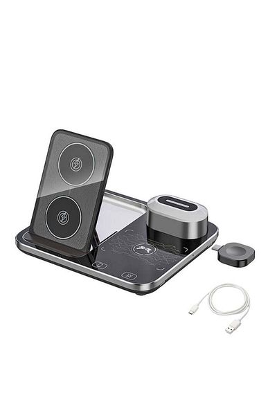Loowoko Încărcător wireless universal R12 4 în 1