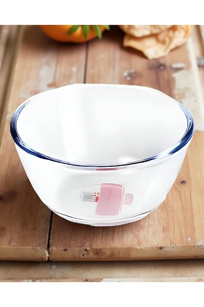 rexa 0.75 Litre Heat-Resistant Glass Oven Bowl with Lid