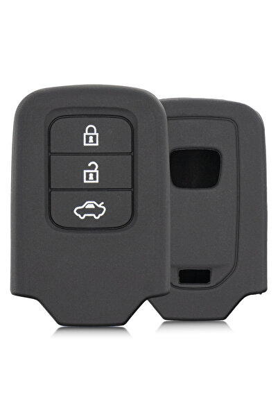Rem Anahtar Oto Elektronik Anahtar Civic 3 Button Smart Silicone Key Case - B...