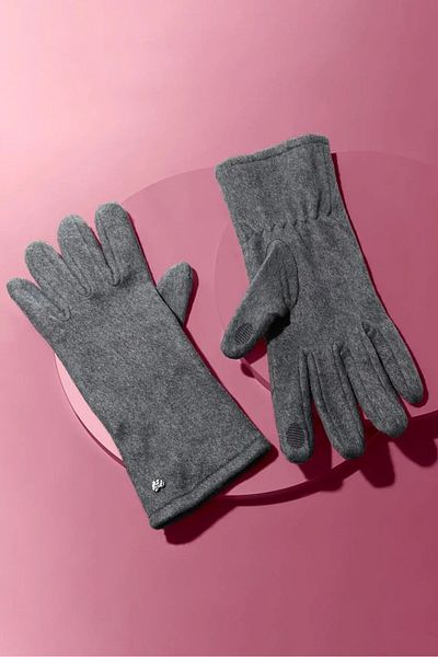 Tchibo Women Fleece Gloves, Grey