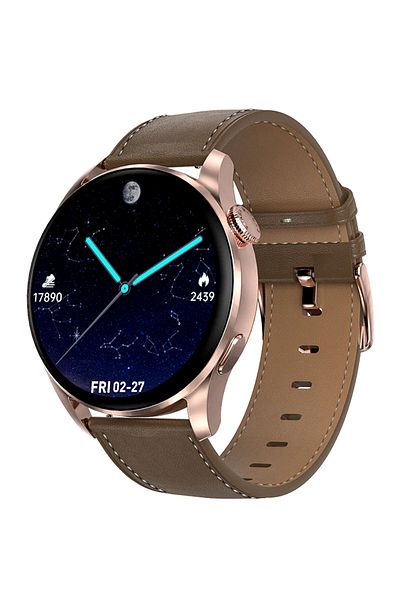 ideal STORE Classy Premium SmartWatch idealStore, 1.36, Rotating Crown, Wireless Charging, Bluetooth Call