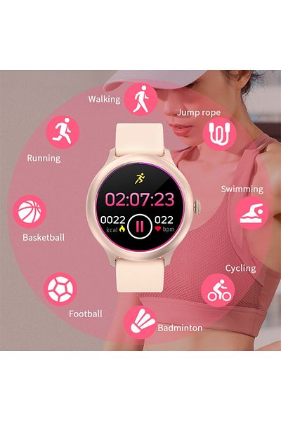 ideal STORE idealStore PowStell Smartwatch, Slim Design, MultiSport Modes, Health Monitoring, Personal Reminder