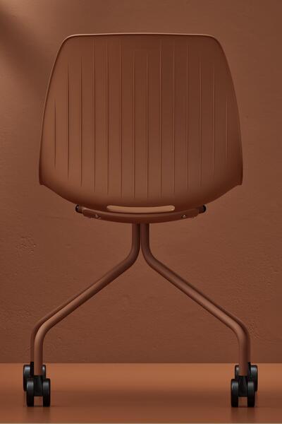 Bürotime Surf Mobil Sandalye, Boyalı Ayak & Kiremit