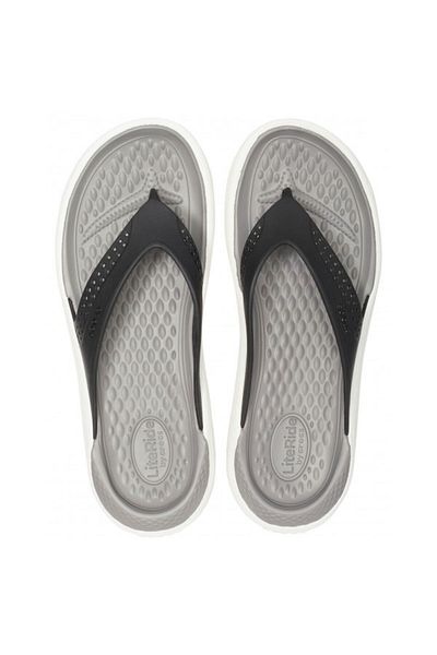 Crocs LiteRide Flip 46-47 EU - M12 US Black - Black/Smoke