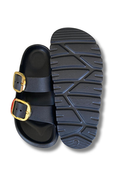 Lovita Shoes Lovita Buckle Women's Slippers 36-40 Black