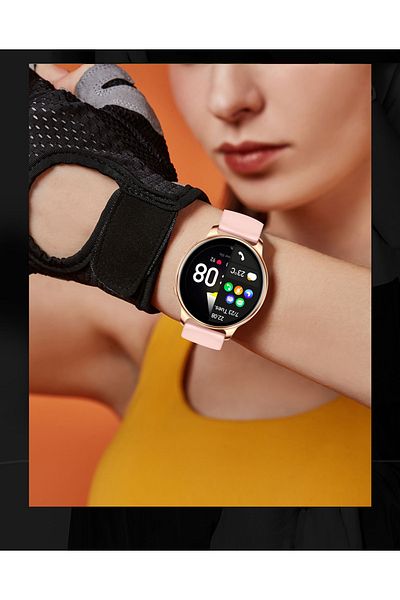 ideal STORE Yolo GOLD IdealStore Full HD Smartwatch, 1.32 Inch Screen with 360x360 Resolution, Blood Pressure Monitoring