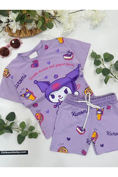 chibuumbabykids GIRL'S SHORTS SET