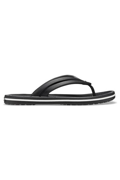Crocs Women's Crocband Flip Flops Black - Black 39-40 EU - W9 US