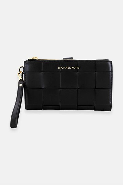 Michael Kors Women Brand Logo Clutches Bag 10 H x 19 L x 3 W cm, Black