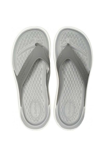 Crocs LiteRide Flip 48-49 EU - M13 US Grey - Smoke/White