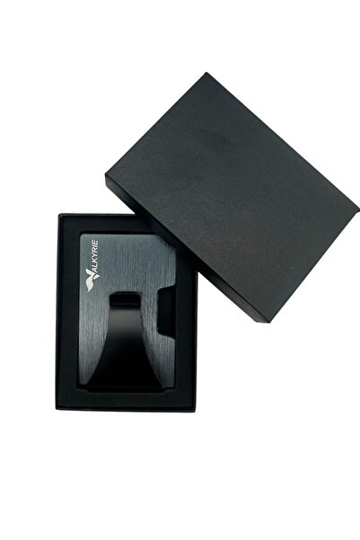 valkyrie Μινιμαλιστική μεταλλική θήκη κάρτας με έξυπνο μηχανισμό RFID Protect Κομψή ανθεκτική χωρητικότητα 15-25 καρτών