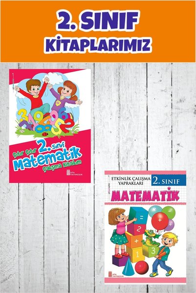 Ata Yayıncılık 2.Sınıf Matematik Çalışma Kitabım+Etkinlik Çalışma Yaprakları