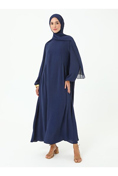 Refka Бюстгальтер з деталями, вільний крій, сукня для мусульманок - темно-синій - Refka