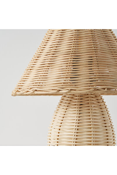 Apliqa HubRom lamp, SOLLIN Decorative rattan lampshade 4084-01 26x32 cm 1xE27-60W Wood