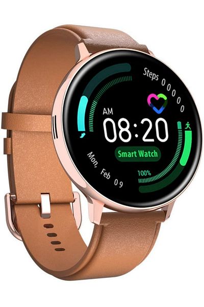 ideal STORE FutureFocus IdealSTORE Smartwatch and Fitness Bracelet, 1.3 inch full round LCD touchscreen,