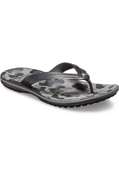 Crocs Flip flops Crocs Crocband Seasonal Graphic Flip 45-46 EU - M11 US Gray - Slate Grey/Black