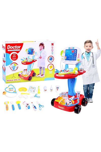 Ramiz Doctor Ramiz Play Set, EKG, Stethoscope, Syringe, Thermometer Multicolor