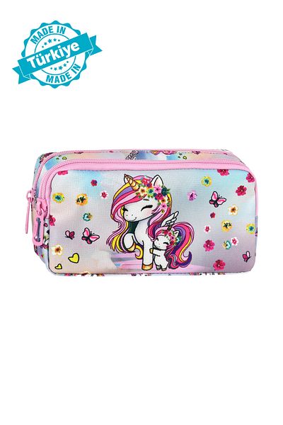 Çanta Trend 2 Pocket Pencil Case, Pen Holder