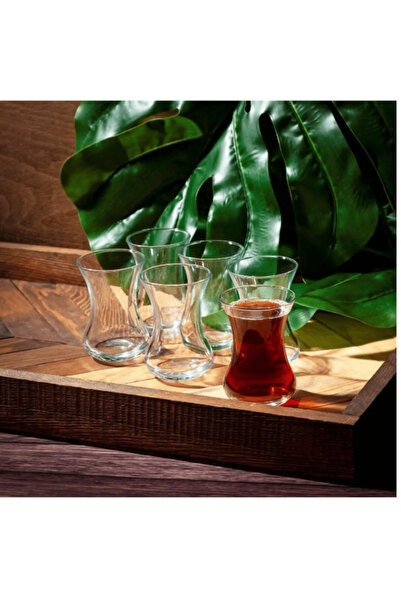 BYBKURUMSAL TvA طقم فناجين شاي مكون من 6 قطع (6 قطع من فناجين الخيزران المربع...