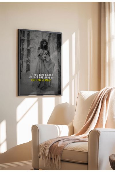 21mxm Motivational Wall Poster, Frameless Canvas, Inspirational Quote Art, Hustle Mindset 2025