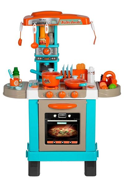 ideal STORE IdealStore MasterKitchen children's kitchen, contains cutlery, dishes and accessories, LED lighting, effect