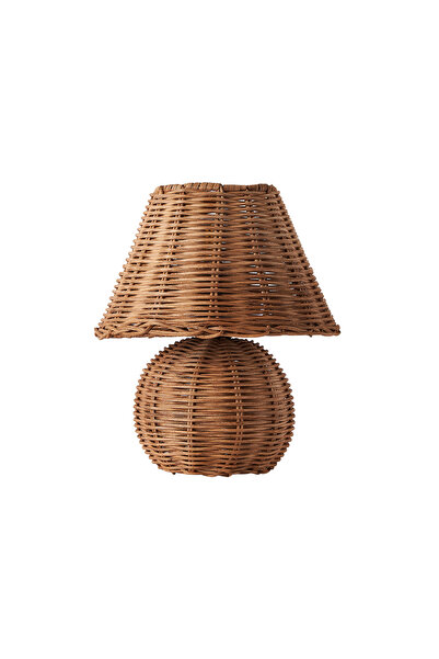 Apliqa HubRom lamp, GIRONA Decorative rattan lampshade 4083-01 21x25 cm 1xE27-60W Wood