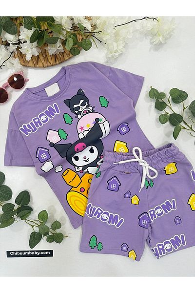chibuumbabykids GIRL'S SHORTS SET
