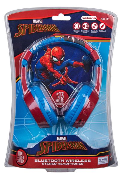 Marvel سبايدرمان - سماعات رأس بلوتوث مبطنة سبايدرمان (MV-9938-SP)