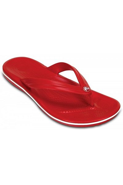 Crocs Crocband Flip 46-47 EU - M12 US Red - Pepper/White