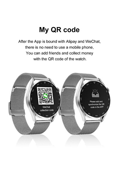 ideal STORE Κομψό, Premium SmartWatch idealStore, 1.36, Περιστρεφόμενη Κορώνα, Ασύρματη Φόρτιση, Κλήσεις Bluetooth